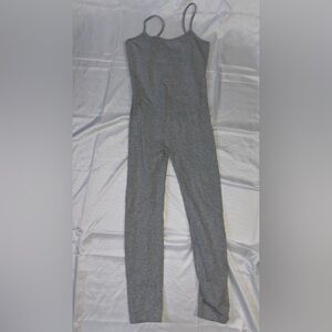 Sleek Gray Women's Jumpsuit